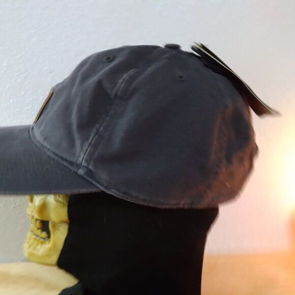 NWT Carhartt Logo  Leather Patch Strap Back Hat - Picture 4 of 9